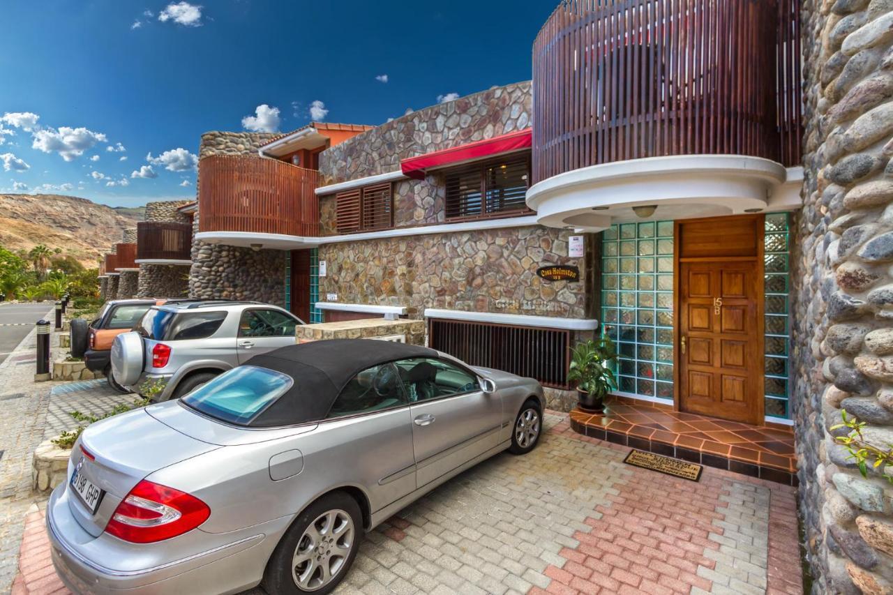 Casa Holmston, Duplex Villa With Hot Tub In Anfi Tauro Topaz Mogán エクステリア 写真